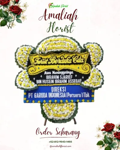 Papan Bunga Duka di Simokerto