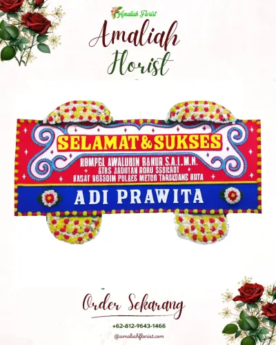 Karangan Bunga Ucapan Selamat di Simokerto