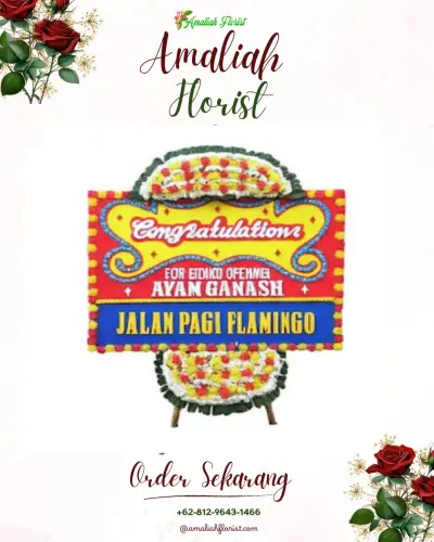 Bunga Papan Congratulation di Simokerto